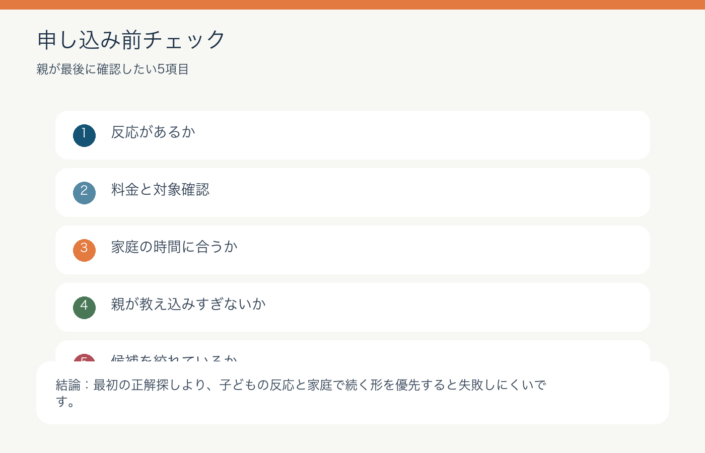 小学生プログラミングを始める前のチェック項目図解